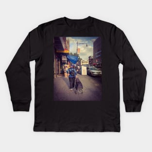 Melrose, Bronx, New York City Kids Long Sleeve T-Shirt